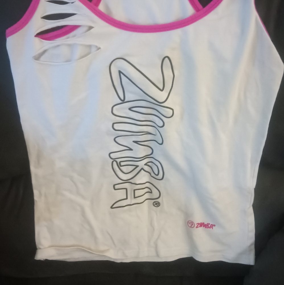 Large Zumba tank top